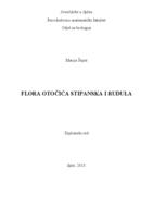 Flora otočića Stipanska i Rudula