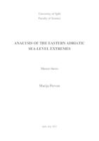 Analysis of the eastern Adriatic sea-level extremes