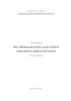 Multimodalna sučelja za učenje engleskog jezika kod djece