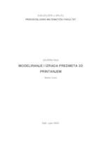 Modeliranje i izrada predmeta 3D printanjem