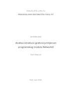 Analiza strukture grafova primjenom programskog modula NetworkX
