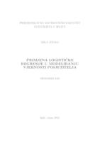 Primjena logističke regresije u modeliranju vjernosti posjetitelja