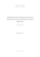 Kolmogor-Arnold theorem based neural network with Fourier series approach