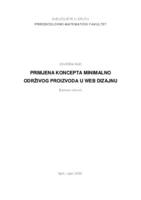 Primjena koncepta minimalno održivog proizvoda u web dizajnu