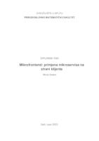Mikrofrontend: primjena mikroservisa na strani klijenta