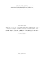 Poučavanje umjetne inteligencije na primjeru problema klasifikacije slika