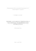 Model Gaussove mješavine i algoritam maksimizacije očekivanja