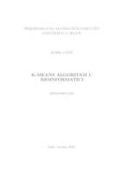 K-means algoritam u bioinformatici