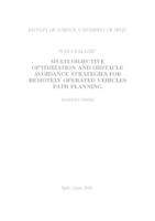 Multi-objective optimization and obstacle avoidance strategies for remotely operated vehicles path planning