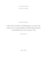 Strucural studies, antimicrobial activity and toxicity of antimicrobial peptides identifed in tapeworm (Taenia solium Linnaeus, 1758)