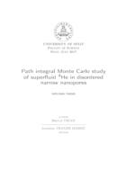 Path integral Monte Carlo study of superfluid 4He in disordered narrow nanopores