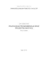 Poučavanje programiranja kroz projektnu nastavu