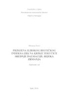 Primjena Ilirskog biotičkog indeksa (IBI) na krške tekućice Srednje Dalmacije: rijeka Zrmanja