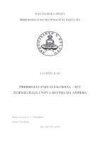 Prebrojavanje elektrona-SET tehnologija i nova definicija ampera