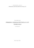 PRIMJENA LORAWAN PROTOKOLA U IOT TEHNOLOGIJI