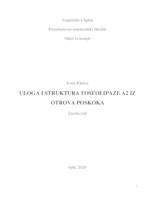 Uloga i struktura fosfolipaze A2 iz otrova poskoka