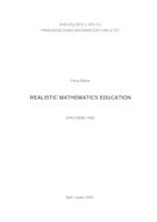 prikaz prve stranice dokumenta Realistic mathematics education (RME)