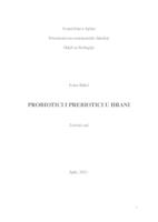 prikaz prve stranice dokumenta Probiotici i prebiotici u hrani