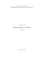 prikaz prve stranice dokumenta Osnove računalne grafike u Pythonu