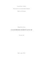 prikaz prve stranice dokumenta Clostridium botulinum
