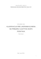 prikaz prve stranice dokumenta Klasifikacija riba Jadranskog mora na primjeru vlastitog skupa podataka