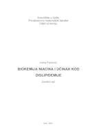 prikaz prve stranice dokumenta Biokemija niacina i učinak kod dislipidemije