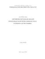 prikaz prve stranice dokumenta Usporedba računalne analize proizvodnje električne energije dviju pučinskih vjetroturbina