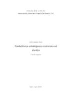 prikaz prve stranice dokumenta Predviđanje odustajanja studenata od studija