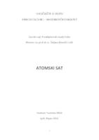 prikaz prve stranice dokumenta Atomski sat
