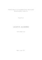prikaz prve stranice dokumenta Liejeve algebre