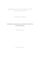 prikaz prve stranice dokumenta Generalizacija Apolonijeva problema