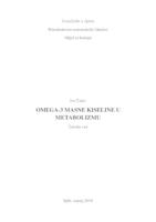 prikaz prve stranice dokumenta Omega-3 masne kiseline u metabolizmu