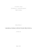 prikaz prve stranice dokumenta Oksidacijsko oštećenje proteina