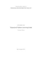 prikaz prve stranice dokumenta Ocjenjivač Python izvornog koda