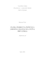prikaz prve stranice dokumenta Flora područja Žeževica (Srednja Dalmacija, Južna Hrvatska)